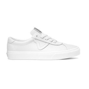 White Leather Sneakers Vans